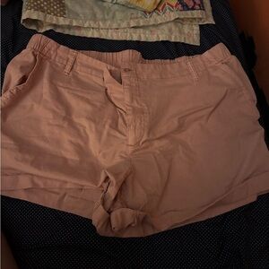 Old Navy Pink High Waist Shorts Relaxed Fit